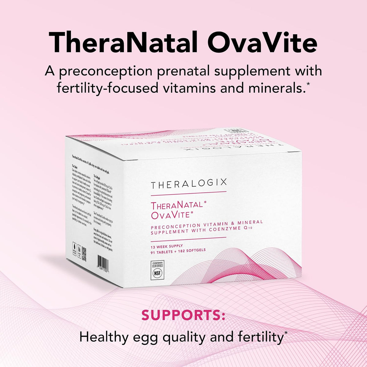 Theralogix TheraNatal OvaVite – Vitaminas – Yodo: contribuye a la producción normal de hormonas tiroideas y a la – Image 3