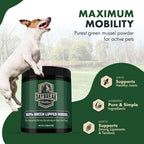 Daybreak Nutrition Polvo de Mejillón de Labio Verde Puro para Perros y Gatos - 150g