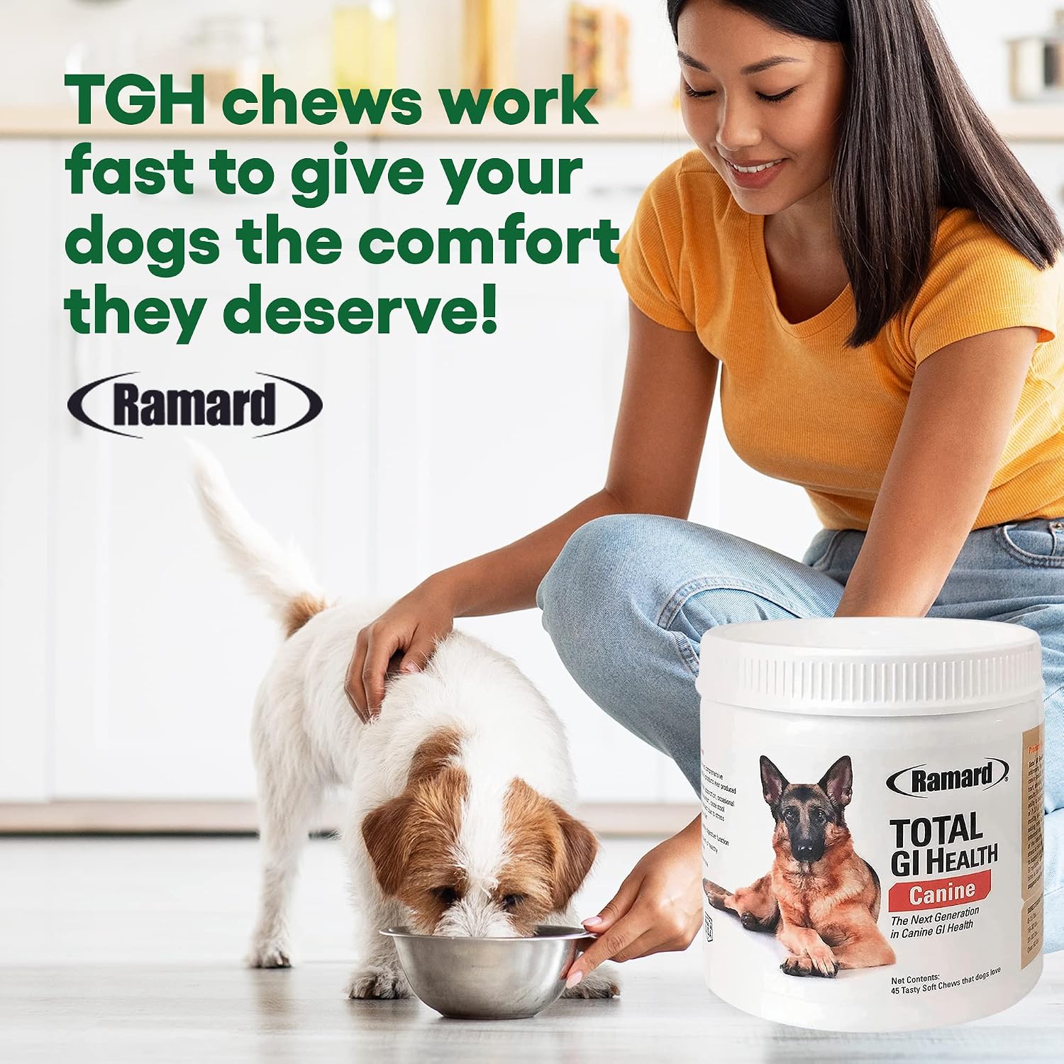 Ramard Total GI Canine Health Soft Chews, 45 unidades