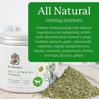 Dr. Harvey's Multivitamínico Herbal para – Alfalfa en polvo : aporta vitaminas A, C, E y K, además de minerales – Image 2