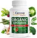 Caraway Vitamins Organic Superfoods Greens Complex - 60 Comprimidos Veganos