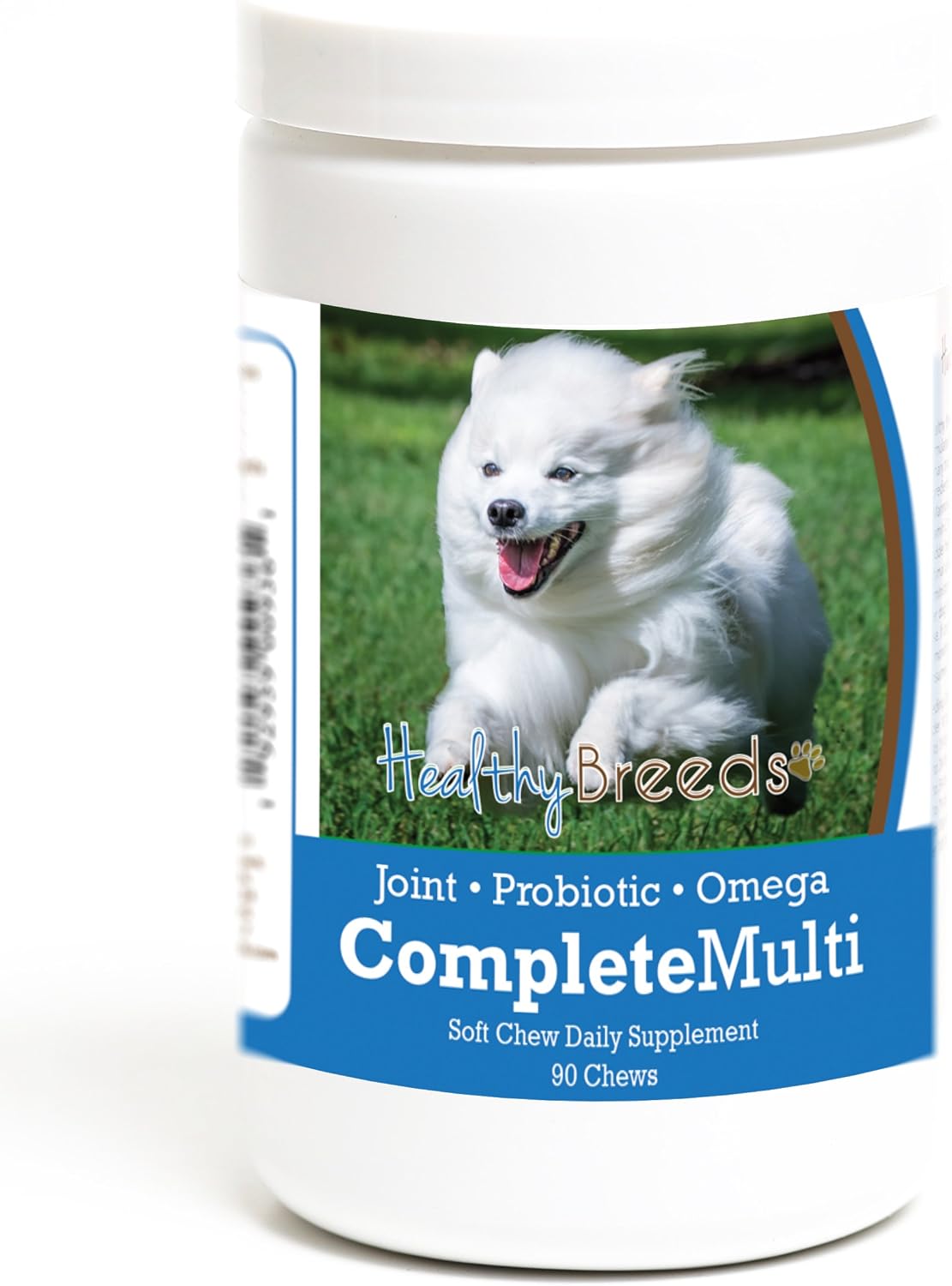 Healthy Breeds American Eskimo Dog Multivitamínico Completo en Golosinas Blandas - 90 unidades