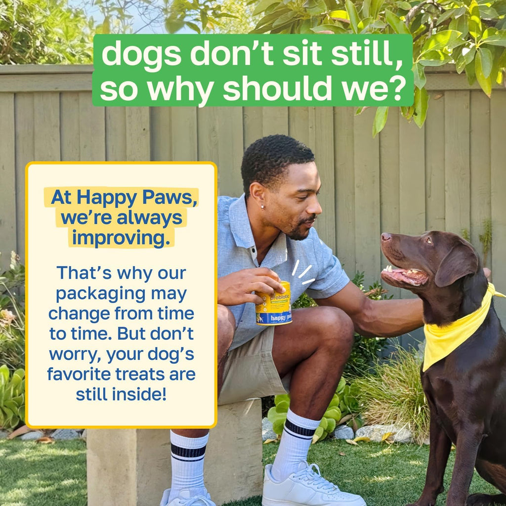 Happy Paws Probióticos para Perros (100 Masticables Blandos)