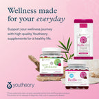 Youtheory B12B6 Gummies - Vitamina B12 y B6 - Apoya el Estado de Ánimo, Sistema Nervioso y Metabolismo* - Sin Azúcar - Sin Lácteos, Soja ni Gluten - 60 Gomitas