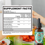 Pick No More Kids Liquid Greens con Sulforafano – Nutrición Oculta para Niños que no Comen Verduras, Apoyo Diario, Vegano, Sin Azúcar, 60 ml