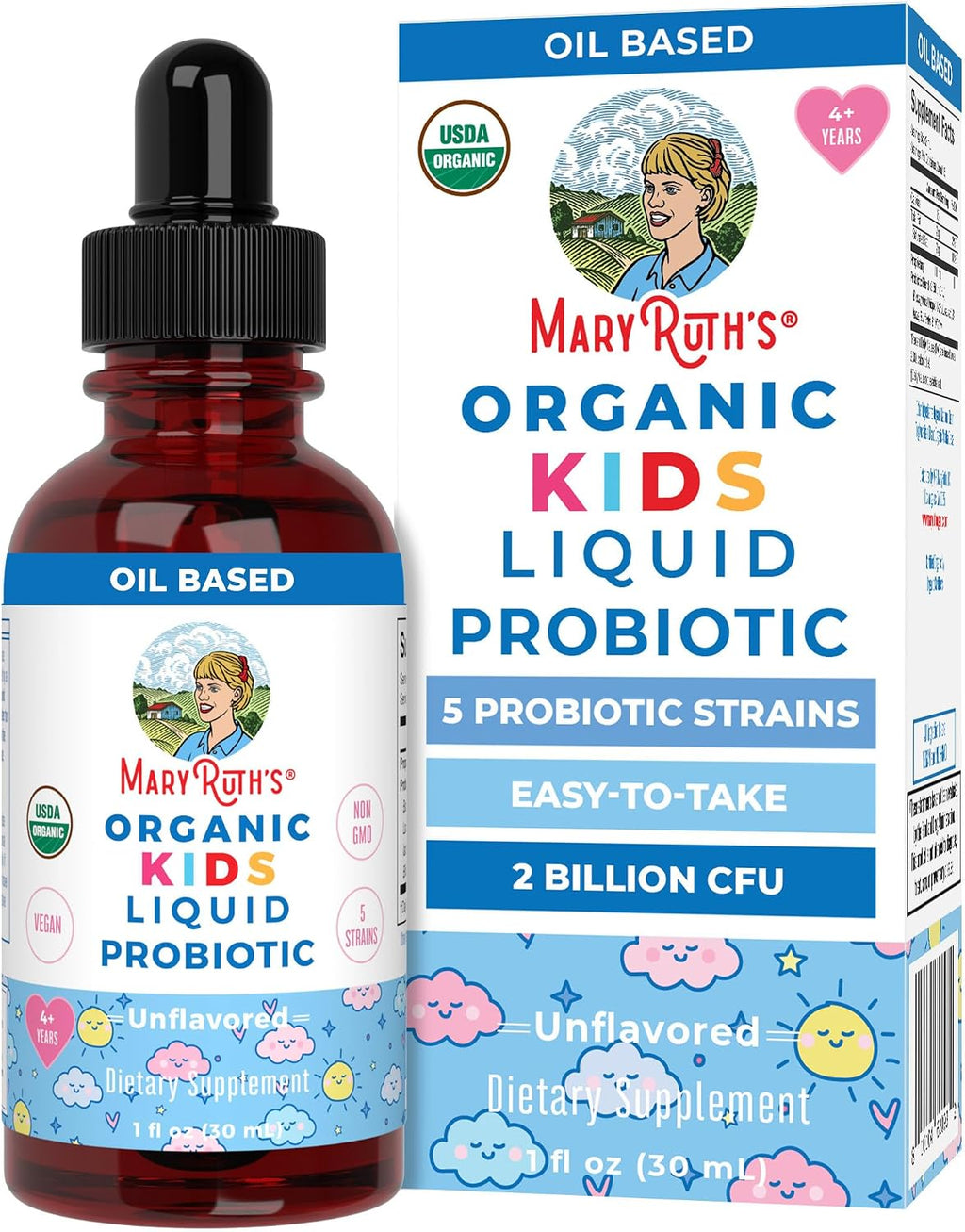 MaryRuth's Probiótico Líquido Orgánico para Niños - 30 ml