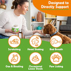INNER PAW Probióticos para Perros con Enzimas Digestivas y Prebióticos – 120 Masticables Sabor Pollo