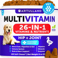 Artullano Multivitamínico para Perros 26 en 1 con Glucosamina - 120 Comprimidos Masticables