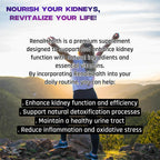Herbs SRA RenalHealth Suplemento de Apoyo Renal y Urinario, 120 Cápsulas Vegetarianas