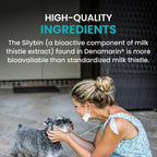 Nutramax Denamarin para Perros Medianos – Suplemento Hepático con SAMe y Silibina, 30 Comprimidos