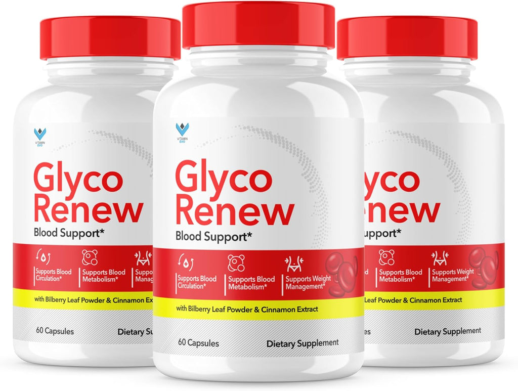 Glyco Renew Suplemento - 3 Pack (180 Cápsulas)