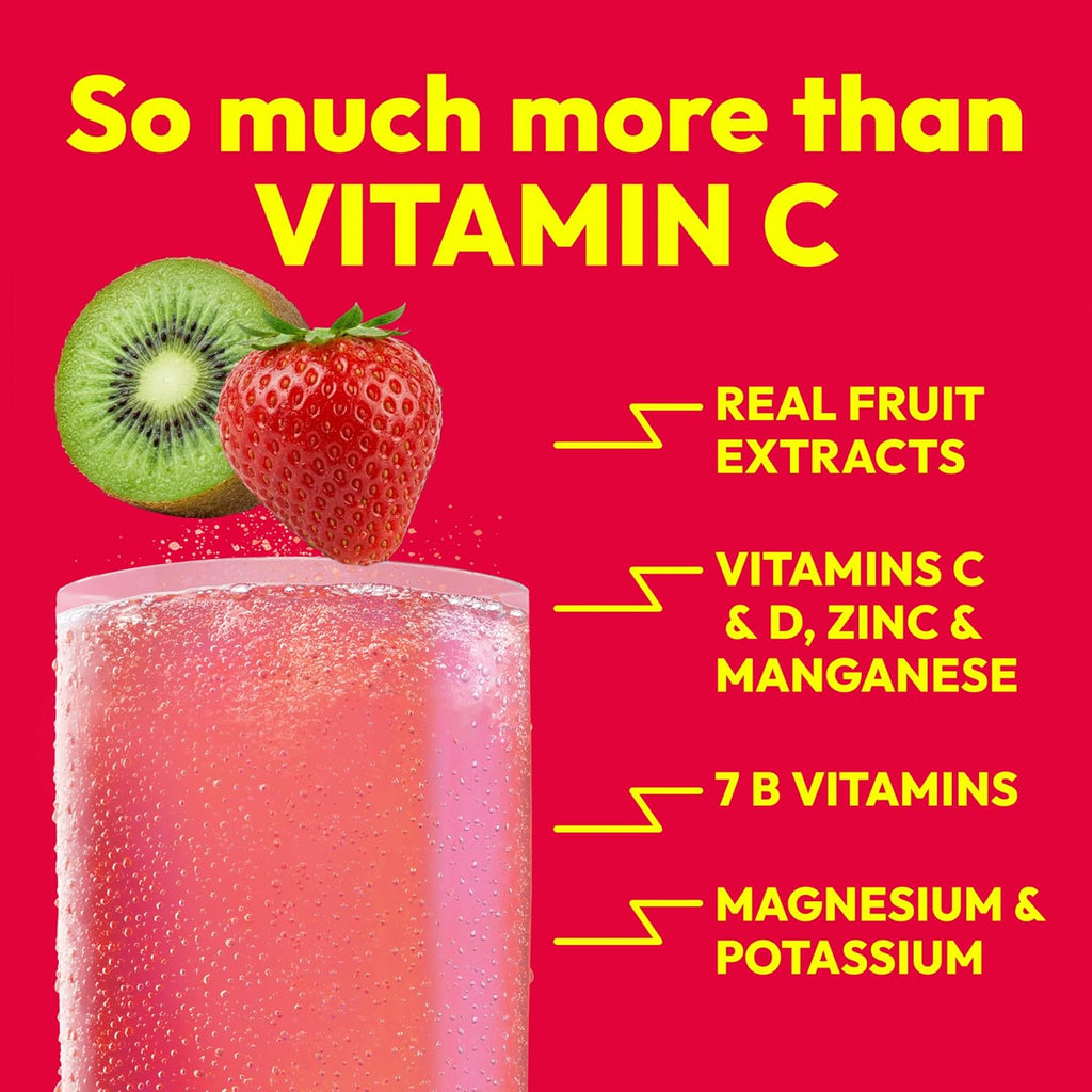 Emergen-C 1000 mg Vitamina C en Polvo Sabor Fresa Kiwi - 30 Sobres