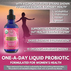 Tropical Oasis Probiótico Líquido Orgánico para Mujer - 40 dosis