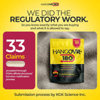 Hangovr180 Tri-Power - Complemento Antes de Beber con DHM 1500mg, 4 Paquetes (12 Cápsulas)