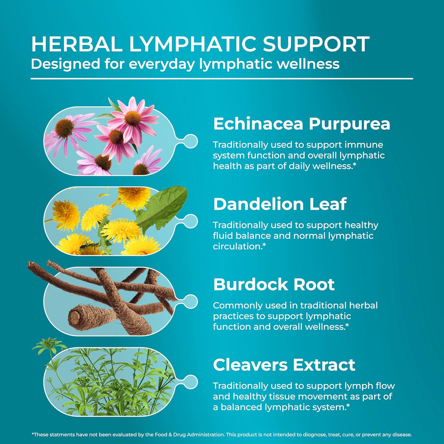 PureHealth Research Lymph System Support - 360 Cápsulas