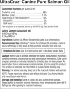 UltraCruz Aceite de Salmón Puro para Perros, Recambio de 1 Galón (3.78 L)