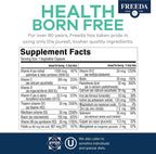 FREEDA Quintabs-M Multivitamínico con Hierro – 250 Cápsulas