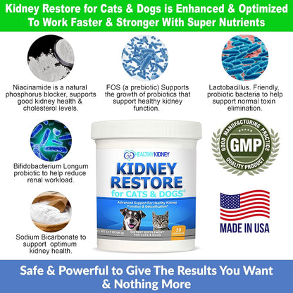 Kidney Restore para Perros y Gatos – Suplemento Renal sin Sabor – Image 5
