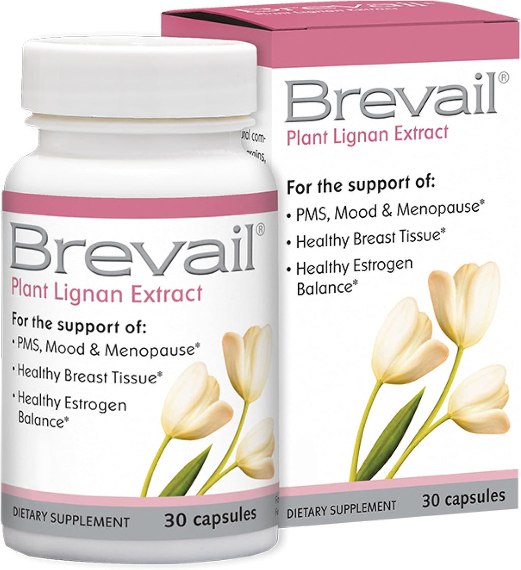 Barlean's Brevail Extracto de Lignanos Vegetales - 30 Cápsulas