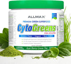 ALLMAX CytoGreens Super Greens en Polvo, Chocolate, 14 Servicios