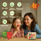 Bear Bites Gummies - Gomitas Proteicas Vegetales para Niños - Sin Azúcar, Veganas, con Vitamina C - 90 Unidades