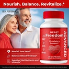 Heart Freedom Cápsulas – Apoyo a la Circulación y Energía – 2 Pack