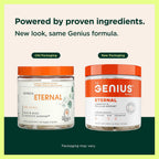 The Genius Brand Genius Eternal - Suplemento de Reparación Celular y Claridad Mental