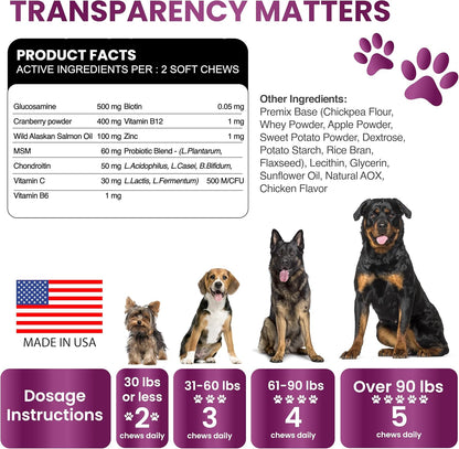 Grateful Pawz Multivitamínico Masticable 11 – Glucosamina y condroitina: conocidas por su papel en la salud – Image 6