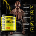Turkesterone + Ecdysterone | Suplemento Anabólico (180 Cápsulas - 3 Meses) | Pureza 98%-95% | Certificación ISO 17025