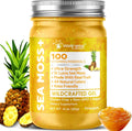 WELLNESS LABSRX Irish Sea Moss Gel Raw - Wildcrafted Superfood Seamoss Gel - Sabor Piña - 10 oz (283 g)