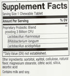Nature's Way Primadophilus Probiótico Masticable para Niños, 60 Comprimidos Sabor Cereza