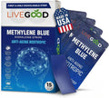 Suplemento de Azul de Metileno en Tiras Sublinguales - Grado Farmacéutico - Sabor Menta, 15 Tiras (20mg cada una)