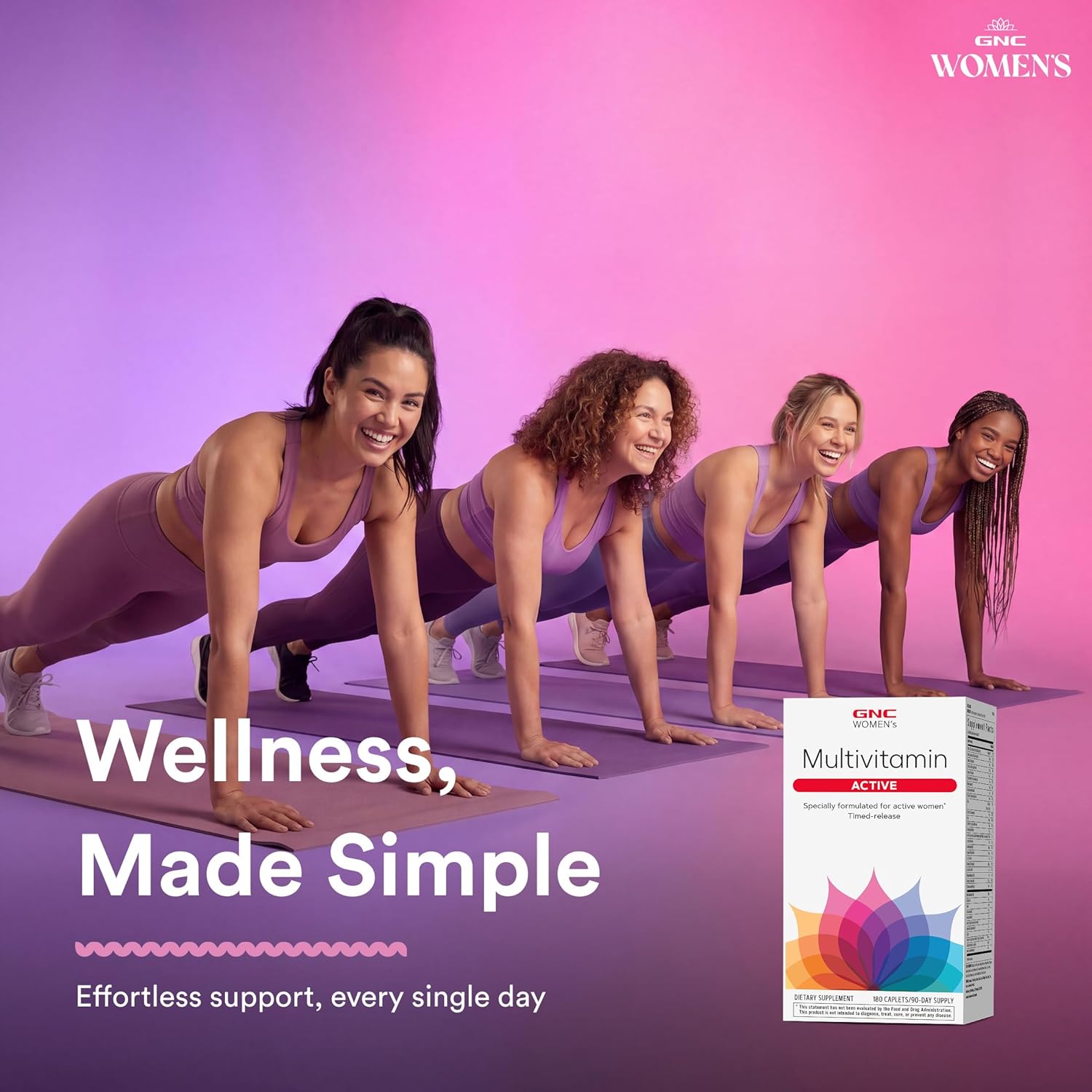 GNC Women’s Active Multivitamin – 180 Comprimidos