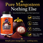 Natural Home Cures Mangostán Liofilizado en Cápsulas, 515 mg, 480 Cápsulas Veganas (4 Botellas)