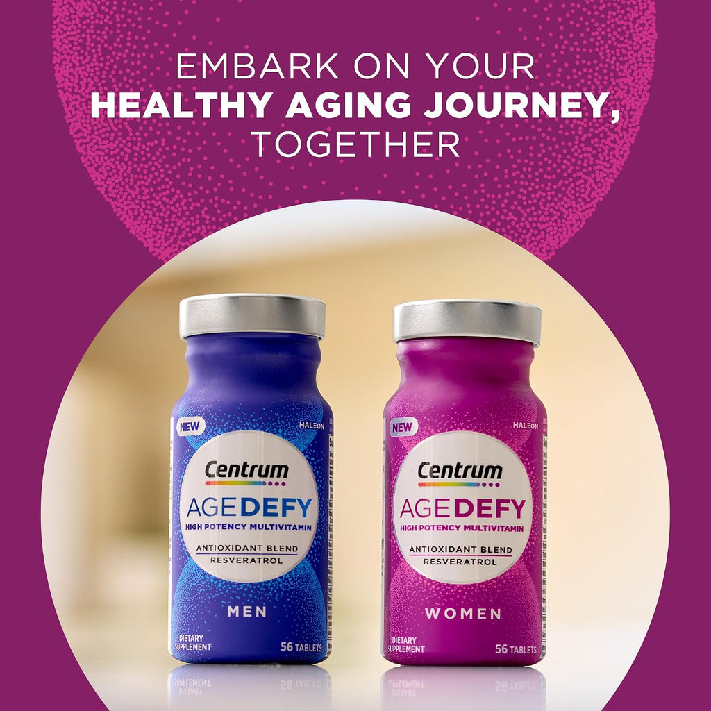 Centrum Age Defy Multivitamínico para Mujeres, 56 Comprimidos