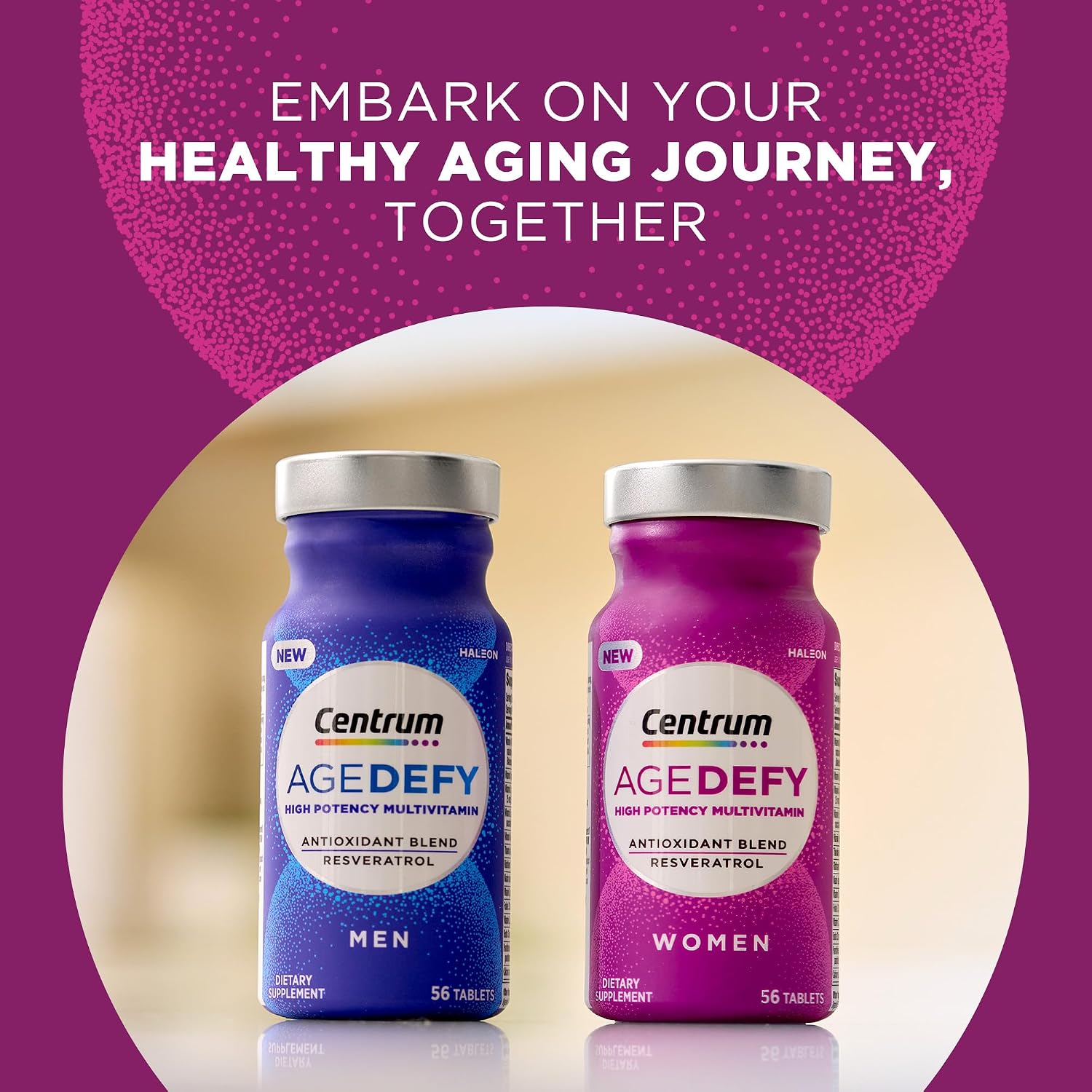 Centrum Age Defy Multivitamínico para Mujeres, 56 Comprimidos
