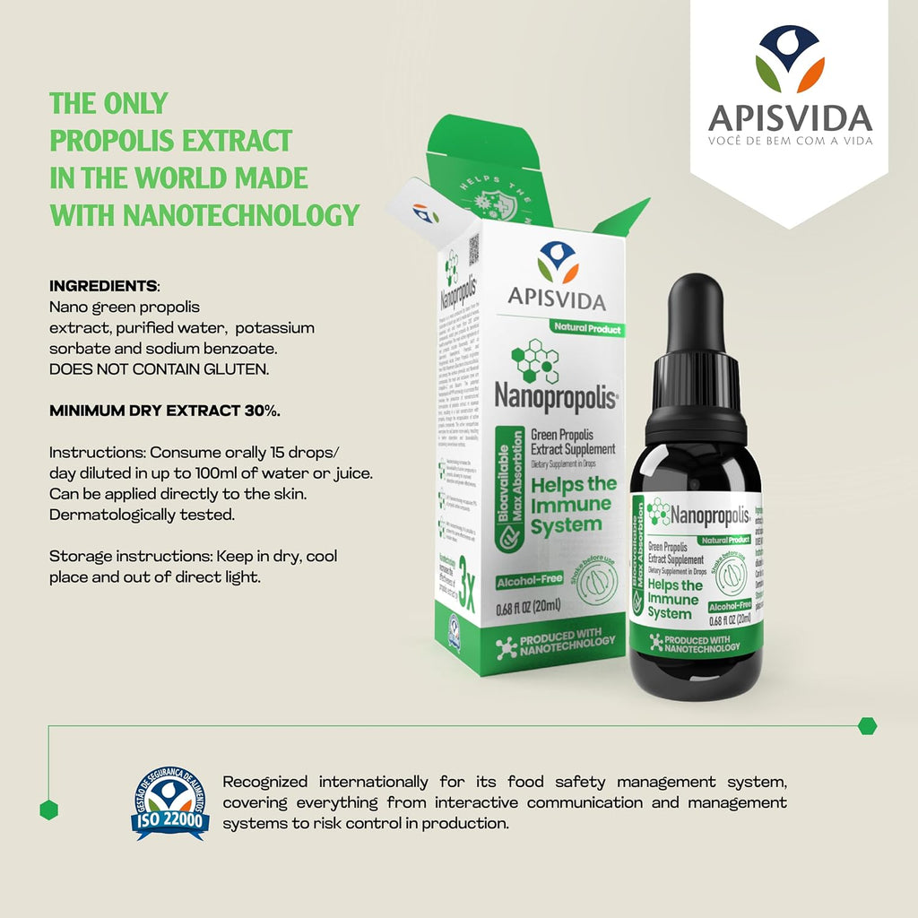 APIS VIDA Nanopropolis Extracto de Propóleo Verde 20ml