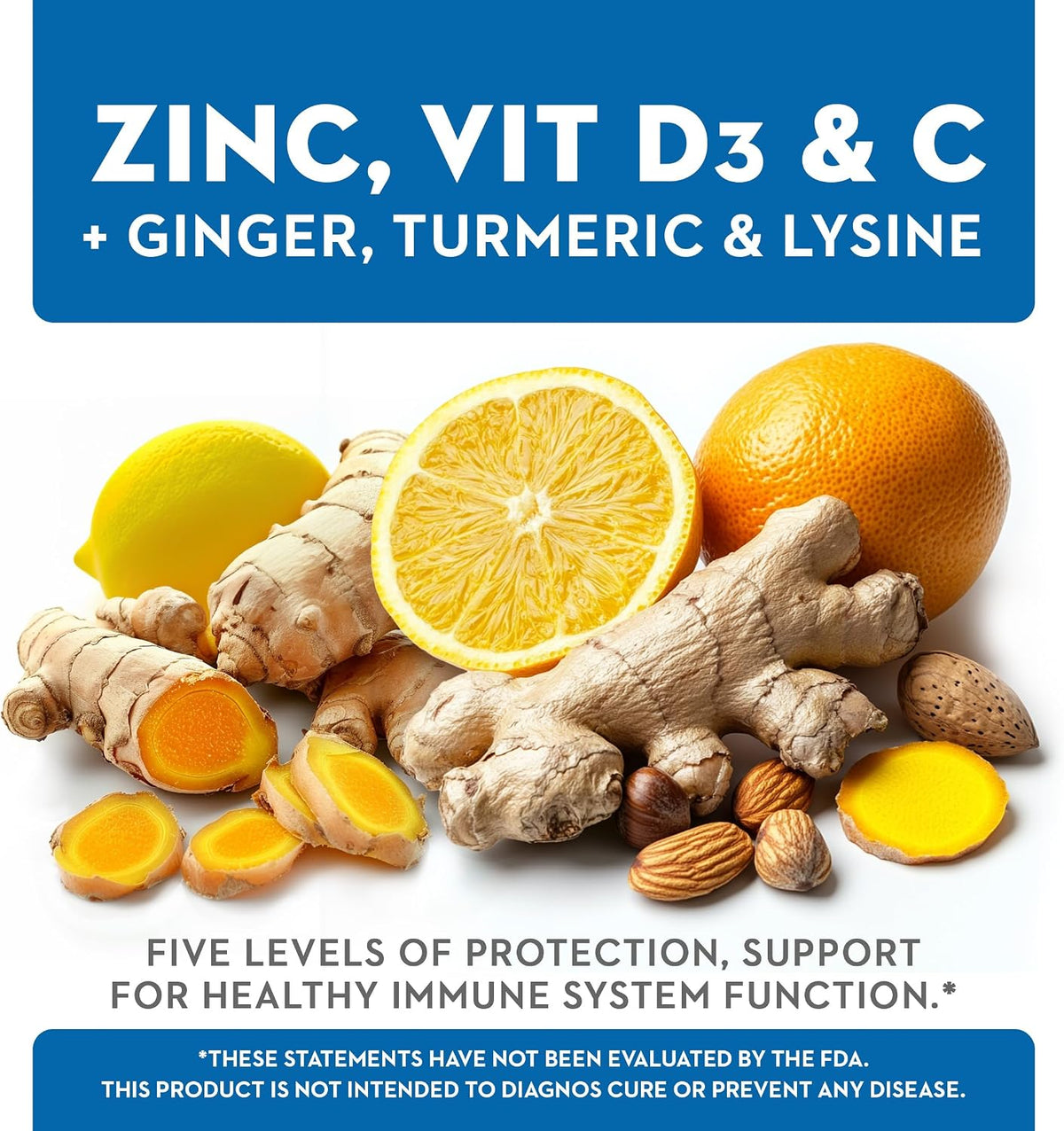 Vitaminerals® Z D C, Complejo de Zinc 50mg, – Vitamina D3: contribuye al funcionamiento normal del sistema – Image 2