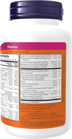 NOW Foods ADAM™ Men's Multivitamin with Saw Palmetto, Lycopene, Alpha Lipoic Acid and CoQ10, plus Natural Resveratrol and Grape Seed Extract, 90 Veg Capsules