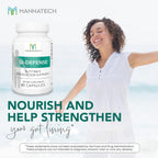 Mannatech GI-Defense Butyrate Supplement - 60 Cápsulas