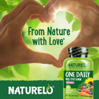 NATURELO Multivitamínico Diario para Mujeres - 240 Cápsulas - con Vitamina B12, Complejo B Activo, Extractos Vegetales, Sin OMG, Vegano - 8 Meses de Suministro