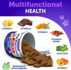Artullano Multivitamínico para Perros 26 en 1 con Glucosamina - 120 Comprimidos Masticables