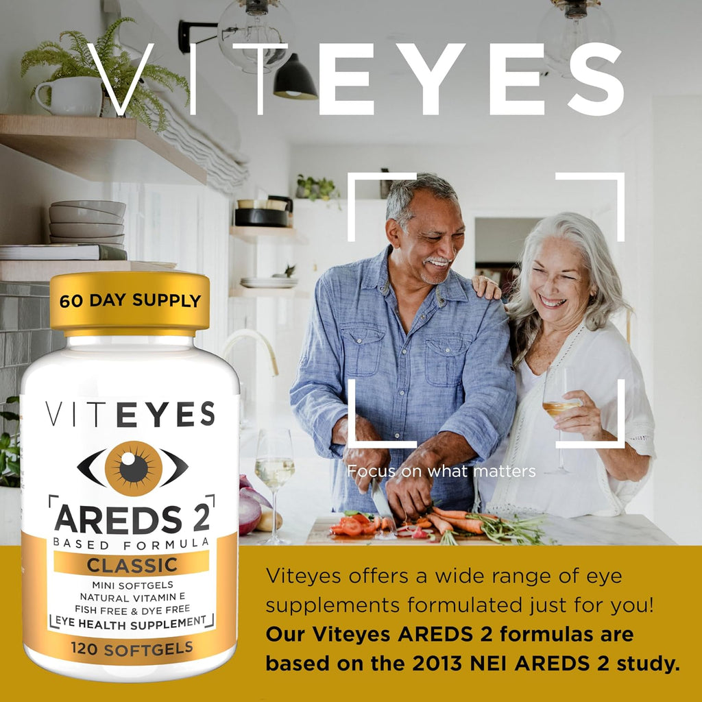 VITEYES® AREDS 2 Cápsulas blandas, 120 unidades - Suplemento ocular