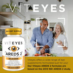 VITEYES® AREDS 2 Cápsulas blandas, 120 unidades - Suplemento ocular