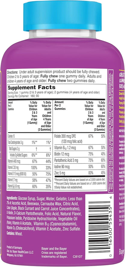 Flintstones Vitaminas Completas Gomitas – Niños de 2 a 3 años: Masticar completamente 1 gominola al día, bajo – Image 9