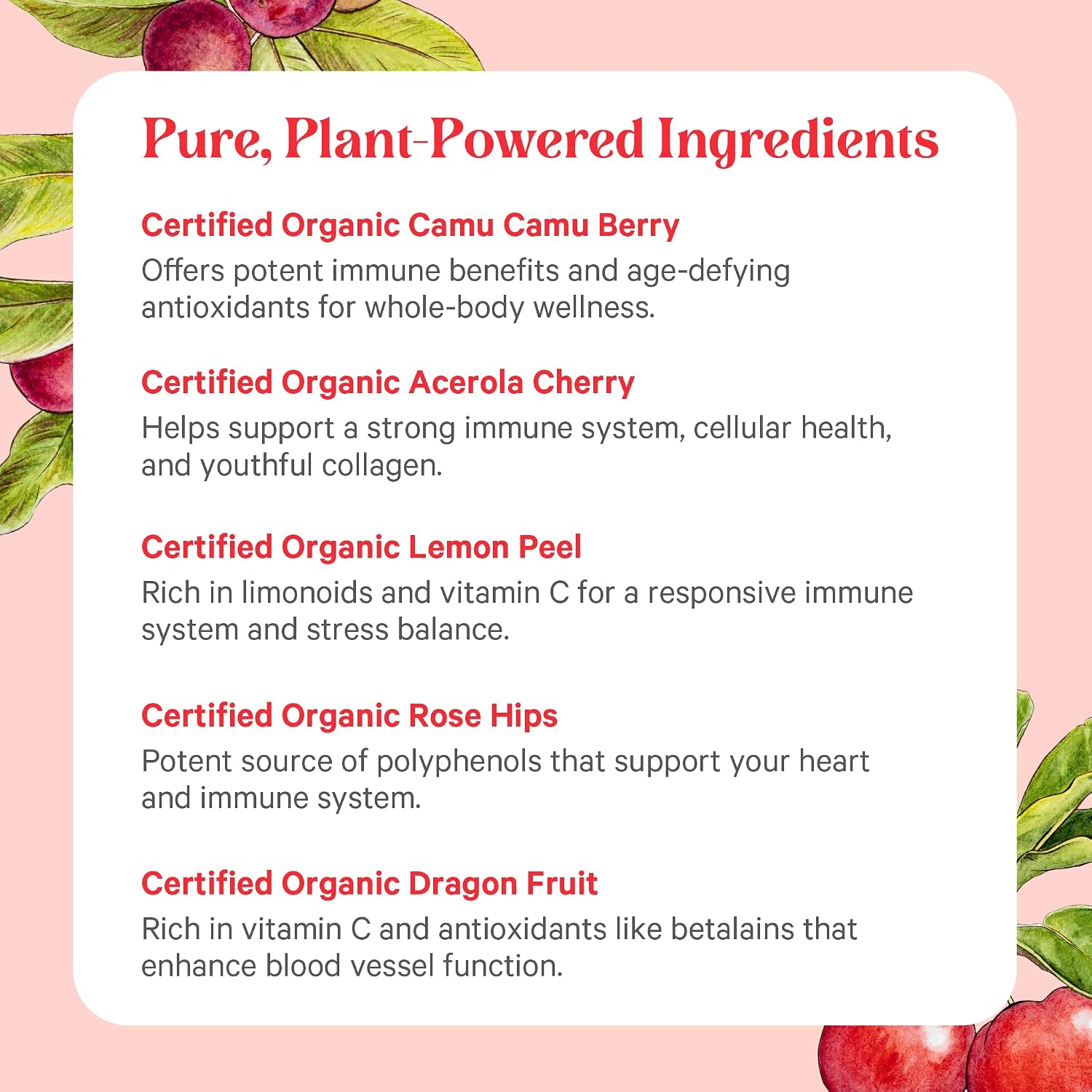 Pure Synergy Pure Radiance C - Vitamina C Orgánica en Polvo (87 g)