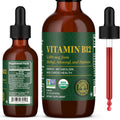 Global Healing Center Vitamina B12 Sublingual 5000 mcg - Suplemento Líquido Orgánico