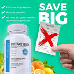 Welldiet 10-in-1 Cortisol Supplement with Magnesium, Ashwagandha, Chamomile, L-Theanine, St. John's Wort, Rhodiola – 60 Cápsulas