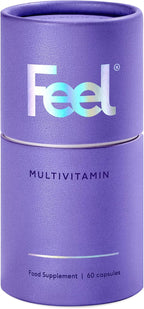 FEEL Multivitamínico Diario con 32 Ingredientes Activos - 60 Cápsulas - Complejo Vitamínico Vegano con Vitaminas y Minerales de Alta Biodisponibilidad