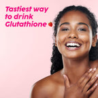 PLIX Glowy Skin 500mg Glutatión con Ácido Hialurónico, Vitamina C, E y Bayas | 30 Comprimidos Efervescentes, Sabor Fresa